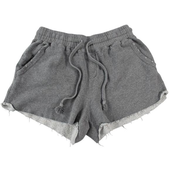 Arizona Jean Co Gray Raw Hem Sweat Shorts Size Small - Picture 1 of 7